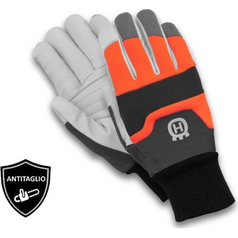 Guanti Antitaglio Husqvarna Functional con palmo in pelle - Taglia: 9