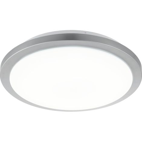 EGLO LED Deckenlampe Competa-ST, 1 flammige Deckenleuchte, Material: Stahl und Kunststoff, Farbe: Silber, weiß, Ø: 77,5 cm, dimmbar, Weißtöne einstellbar (1/5)