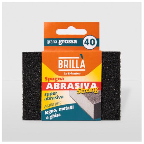 Spugna abrasiva strong grana 40 La briantina