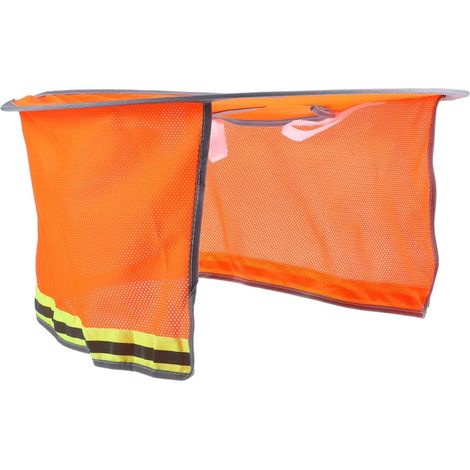 Casque Pare Soleil Réfléchissant avec Visière Large Protection Solaire pour Chantier et Activités Extérieures Fixation Stable Accessoire Sécurité Construction (1/5)