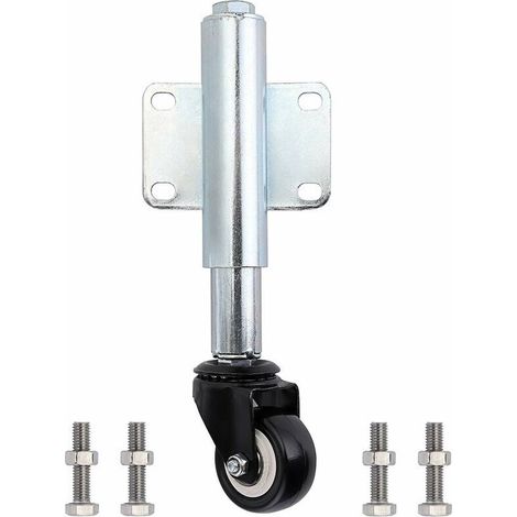 6.5 cm roller shutter door wheel, furniture wheel, for wooden garden gate, garden fence, 50 kg load capacity (1/5)