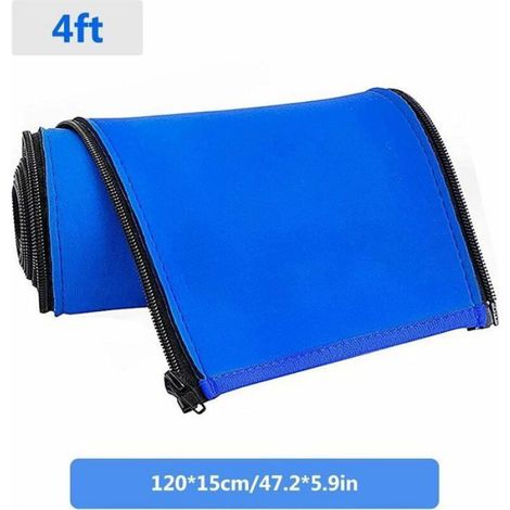 Housse Main Courante Piscine 120cm, Protection Fermeture Éclair Antidérapante, Résistant Intempéries 1 Pièce (1/4)