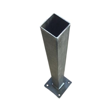 Poteau acier carré 60x60x4  - Hauteur 60 cms (1/2)