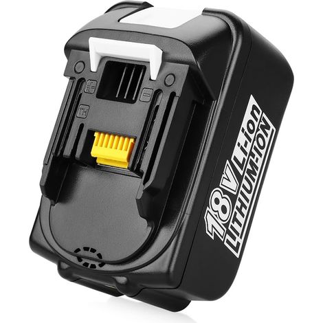Batterie De Rechange Pour Batterie Makita 18 V Avec Indicateur Led Bl1860, Bl1850, Bl1830, Compatible Avec Les Chargeurs Makita 18 V D'Origine Et Les Outils D'Alimentation Sans Fil (3000 Mah,