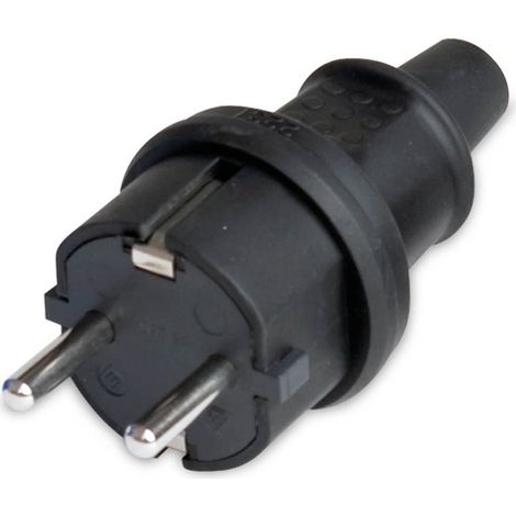 Clavija industrial bipolar 4.8mm Negro GSC 000200624