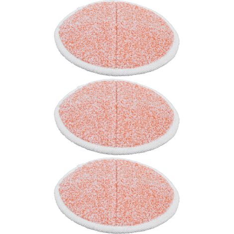 3 Pièces Tête de Serpillière Microfibre Réutilisable pour Bissell 2124/2039/2037/2039A - Accessoires Nettoyage Orange (1/5)