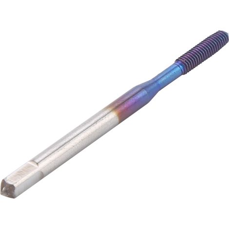 Taraud à extruder Nano revêtement bleu, filetage métrique M2.5, outil de formage pour réparation et fabrication industrielle. (1/5)