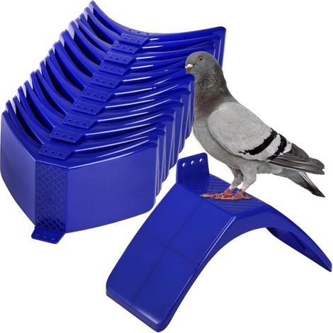 20 supports de repos pour pigeons – Plastique léger – Perchoir pour cage à oiseaux – Convient aux perroquets et autres oiseaux (1/4)