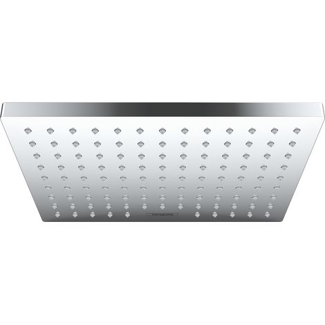 Hansgrohe – Pommeau de douche 230 1 jet 9l/min EcoSmart 26283000 – Chrome – Jet Rain – QuickClean pour nettoyage facile