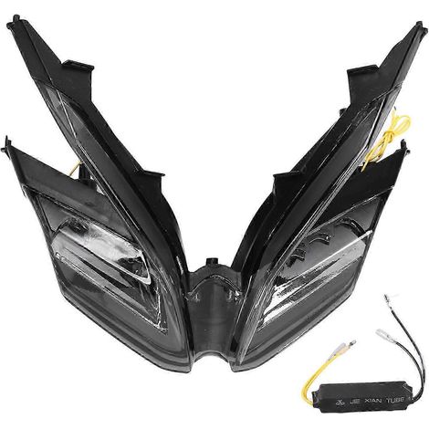 Feu arrière de moto à LED ABS haute luminosité avec clignotant et feu stop, remplacement pour DUCATI 899 959 PanigaleSmoky (1/5)