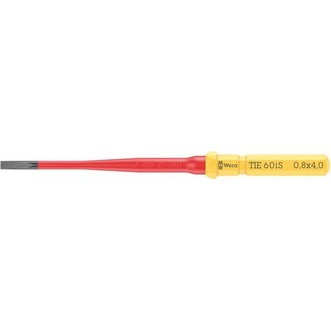 Wera Kraftform Kompakt VDE 60 iS 0,8 x 4,0 x 157 mm TIE Elektriker Schlitz Wechselklinge 4.0 mm