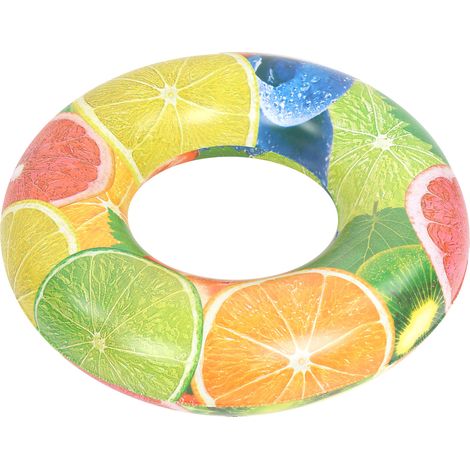Bouée gonflable en forme de fruits pour enfants, jouet de piscine pour bébé, anneau d'entraînement pour piscine (1/5)