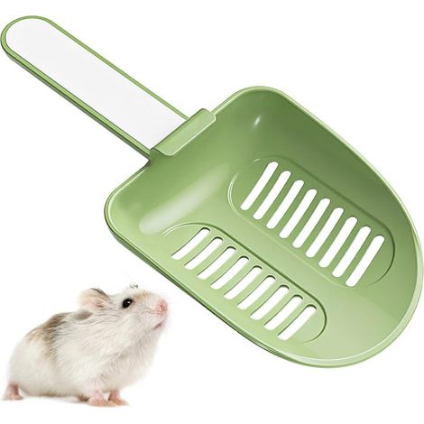 Hamster Litter Scoop, Cat Litter Rake, Plastic Pet Poop Scoop, Mesh Small Animals for Guinea Pigs, Hamsters, Gerbils and Small Animals (1/5)