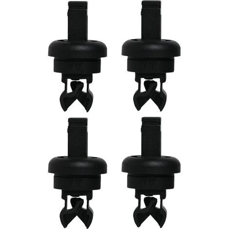 4 Pièces Clips de Fixation pour Étagère Arrière, Clips de Fixation Compatible avec Clio Megane Qashqai Scenic Nissan, Clips de Fixation de Cintre (1/5)