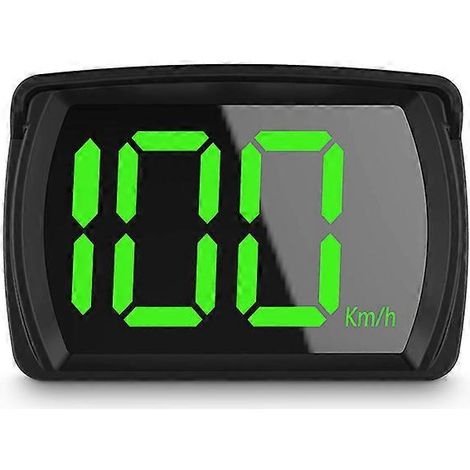 Grand écran numérique pour véhicule, compteur de vitesse numérique pour voiture, indicateur de vitesse GPS, écran LED pour compteur de vitesse GPS, universel pour vélo, camion, véhicule tout-terrain (1/5)