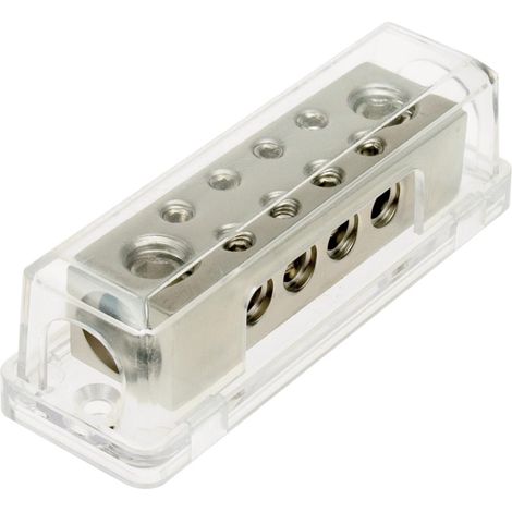 bloc de distribution -silver- 2x50 mm2 in - 8x10 mm out