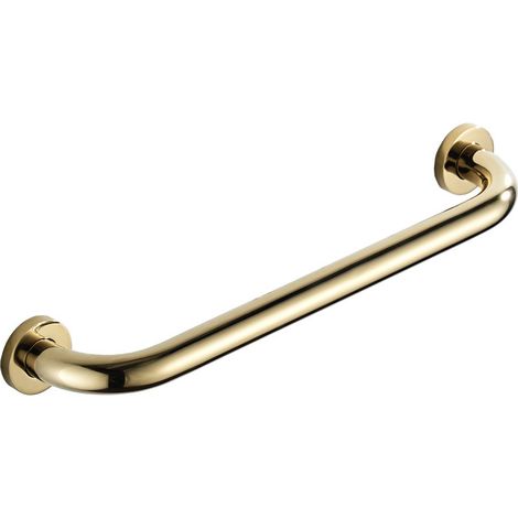 Barre de sécurité pour un lavage propre, barre de salle de bain dorée moderne. Barre de sécurité pour personnes âgées ou handicapées, 30 cm. (1/4)