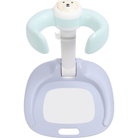 Tour de bain Baby Hug pour bébé, facile à installer, avec base antidérapante réglable et support de bain pour bébé (vert). (1/5)