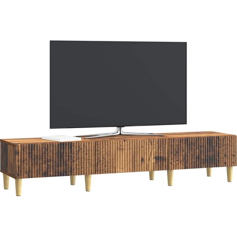 Maison Exclusive - TV-Schränk Altholz 147 x 34,5 x 30 cm Holzwerk