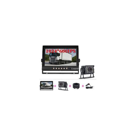 Caméra de surveillance intérieure/extérieure sans fil 2,4 GHz – Écran LCD 9 pouces – Vision nocturne 120° – IP66 pour véhicules (1/3)
