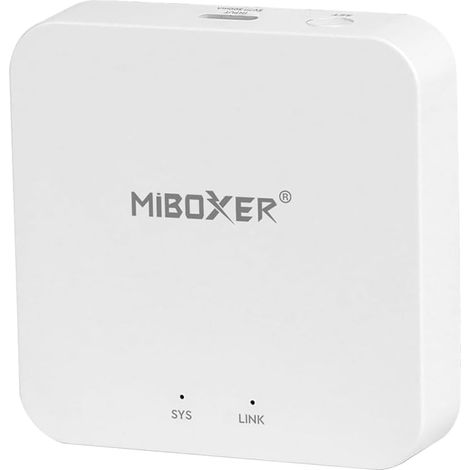 WL-Box2 2,4 GHz Gateway WiFi Bridge pour contrôle de l'application smartphone Lampes LED Strip Contrôleur Compatible avec Echo Alexa et Google Home Assistant Control (1/5)