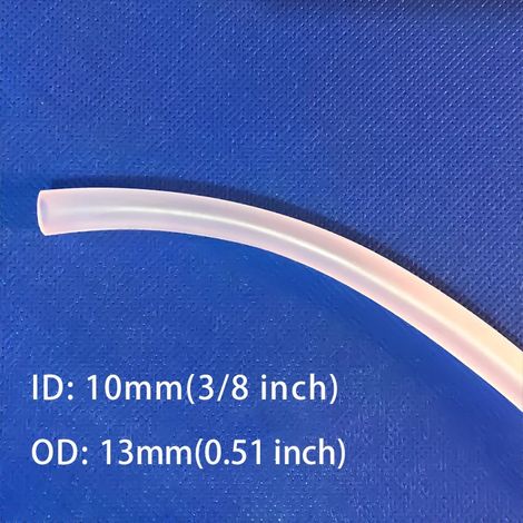 Tuyau en PVC de 10 mm de diamètre et 8 m (26,25 pi) pour pompe à eau, flexible et durable, idéal pour l'irrigation d'aquariums, de laboratoires et de jardins. (1/5)