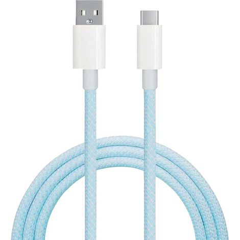 Cable USB a USB Tipo C nylon trenzado 1,5M (1/5)