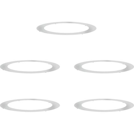 Maison Exclusive - adatto per Anelli d'Albero Piatto 5 pcs Argento Ø90 / 120 cm