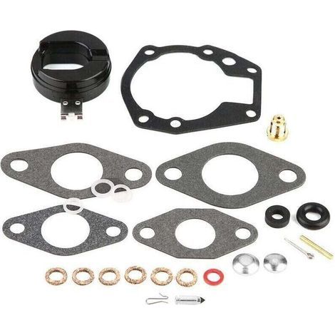 Ulisem Carburetor Rebuild Kit, 25-Piece Carburetor Repair Rebuild Kit, Replacement for 439071 0439071 for Johnson and Evinrude carburetor gaskets. (1/4)