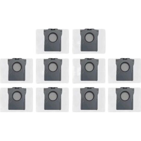 Compatible avec l'aspirateur robot Dreame X40 Ultra Bot X40/X40 Pro : brosse principale de rechange, filtre HEPA, lingettes de nettoyage, sacs à poussière, pièces détachées et accessoires (10 pièces). (1/3)
