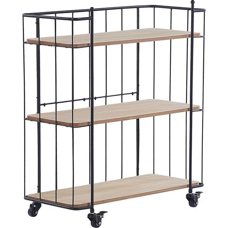 Kitchen Trolley GABBS Metal Black