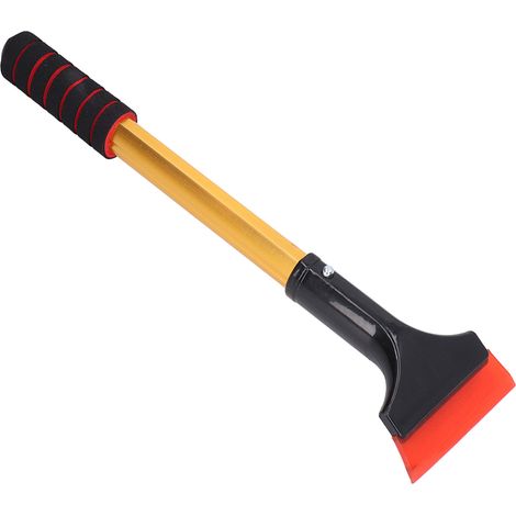 Pelle à neige extensible en PVC souple antigel avec manche antidérapant pour pare-brise de voiture, grattoir à glace pour SUV et camions tout-terrain (1/5)