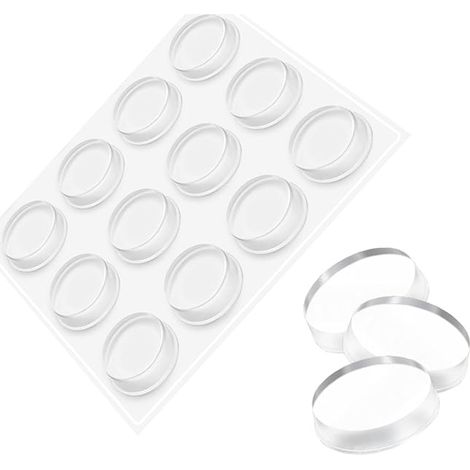 Tamponi elastici, 22 mm x 5 mm, paracolpi adesivi in gomma per porte, piedini adesivi, cuscinetto antiscivolo in gomma per mobili (1/5)