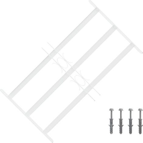 Grille de sécurité pour fenêtre à 3 barres horizontales (1/5)
