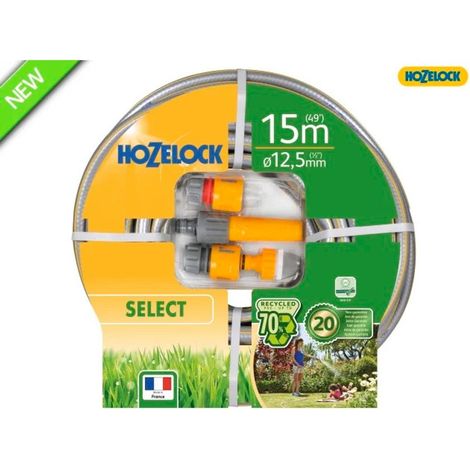 Hozelock Starter Hose Starter Set 15m 12.5mm 1/2in Diameter 7215P HOZ100100581