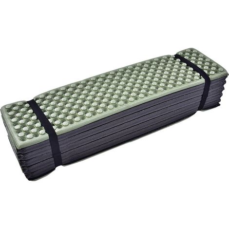Tapis de sol pliable imperméable pour camping, plage et randonnée (Vert armée) (1/5)