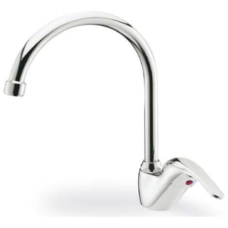 MISCELATORE LAVELLO CUCINA CIGNO ONDA MAURER Ø40MM