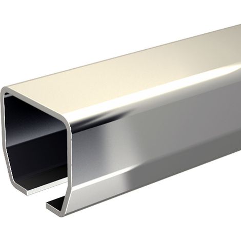Slid'Up By Mantion – Rail de porte coulissante en inox 304L – Longueur 3 m – Poids max 200 kg – Adapté milieu humide – Section 40 x 35 mm