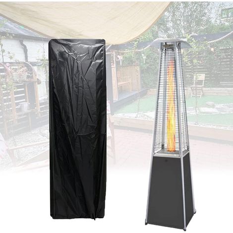 1 Housse De Chauffage 210D Imperméable Pour Parasol Pyramide Extérieur Protection UV