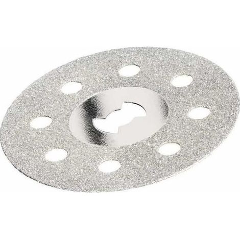1 Diamanttrennscheibe – Rotierendes Zubehör – Schneiden von Keramik, Porzellan, Beton – Feinschnitt, langlebig – Heimwerkerbedarf – Grau – 38 mm (1/4)
