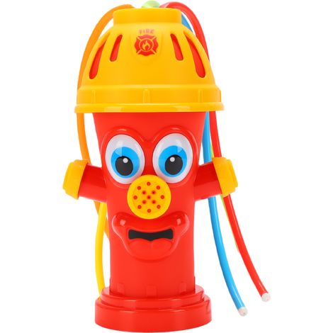 Jouet arroseur mignon en forme de borne d'incendie pour tout-petits, idéal pour les jeux d'eau automatiques en extérieur. Type balançoire colorée (1/5)