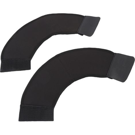 Lot de 2 protège-sabots respirants et hypoallergéniques pour chevaux, réglables, équipement équestre, taille M (1/5)