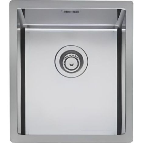 Apell SZ38FSFR Lavello da Incasso 1 Vasca Sottopiano Filotop Sopratop 38x44 cm Acciaio Inox Spazzolato colore Acciaio