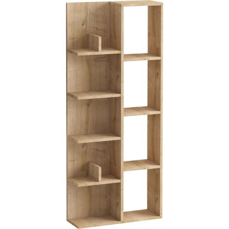 Libreria in legno "Lily" - 60 x 18 x 150 cm - Rovere