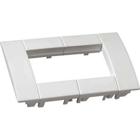 Support d'appareillage 45x45 double noir pour goulottes alu (GT4529011)