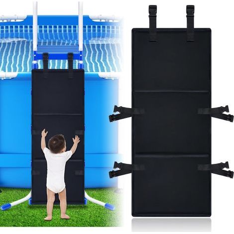 Poolleiterabdeckung 38 x 78 cm, Leiterabdeckung für oberirdische Pools, um das Klettern und Fallen von Kindern zu verhindern, Leiterabdeckung für Etagenbetten