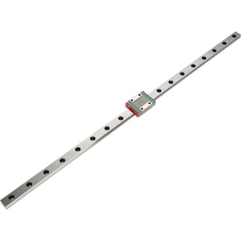 1pc LML12B Miniature Linear Rail Guide 12mm Width   Slide Block (450mm)