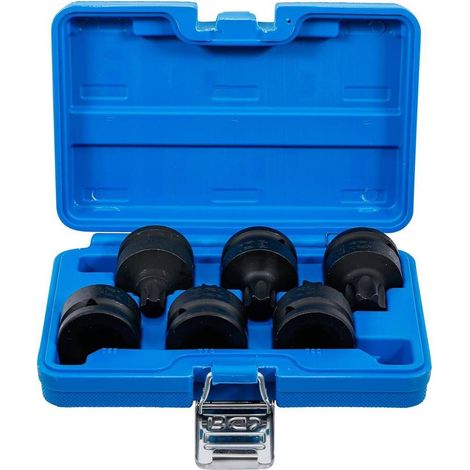 Jeu de Douilles à Choc 20 mm (3/4) - Profil Torx T55 à T100 - 6 pcs - Résistance et Précision - D-Work (1/5)