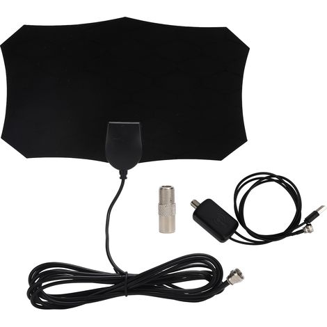 Antenne Numérique HD à Gain Élevé avec Amplificateur de Signal pour Intérieur (1/5)