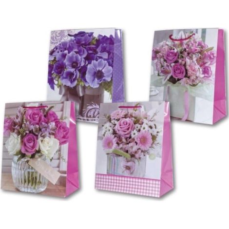 Sac décoratif laminé PL-6 moyen 68 bouquets